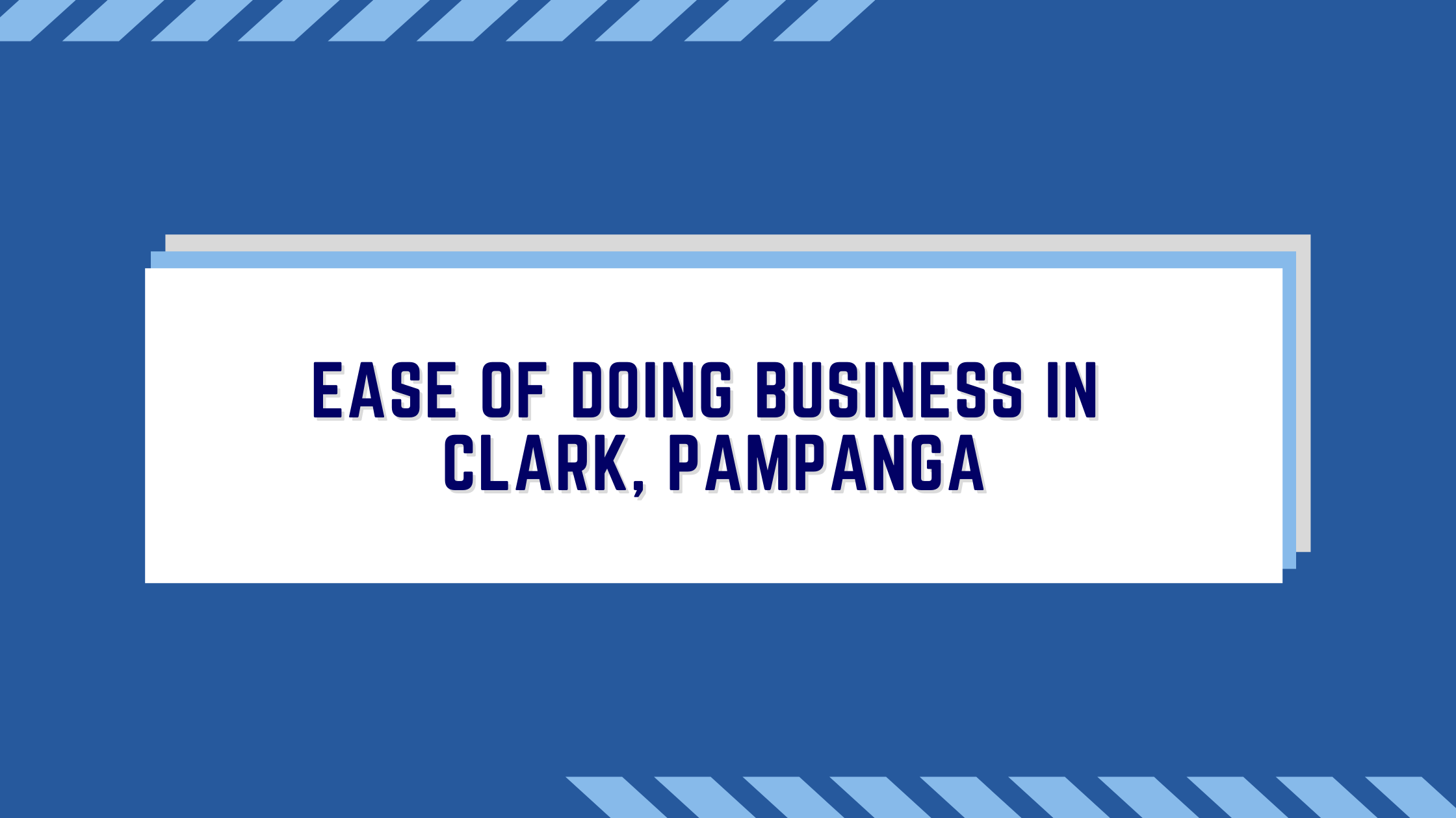 Ease of doing business in Clark